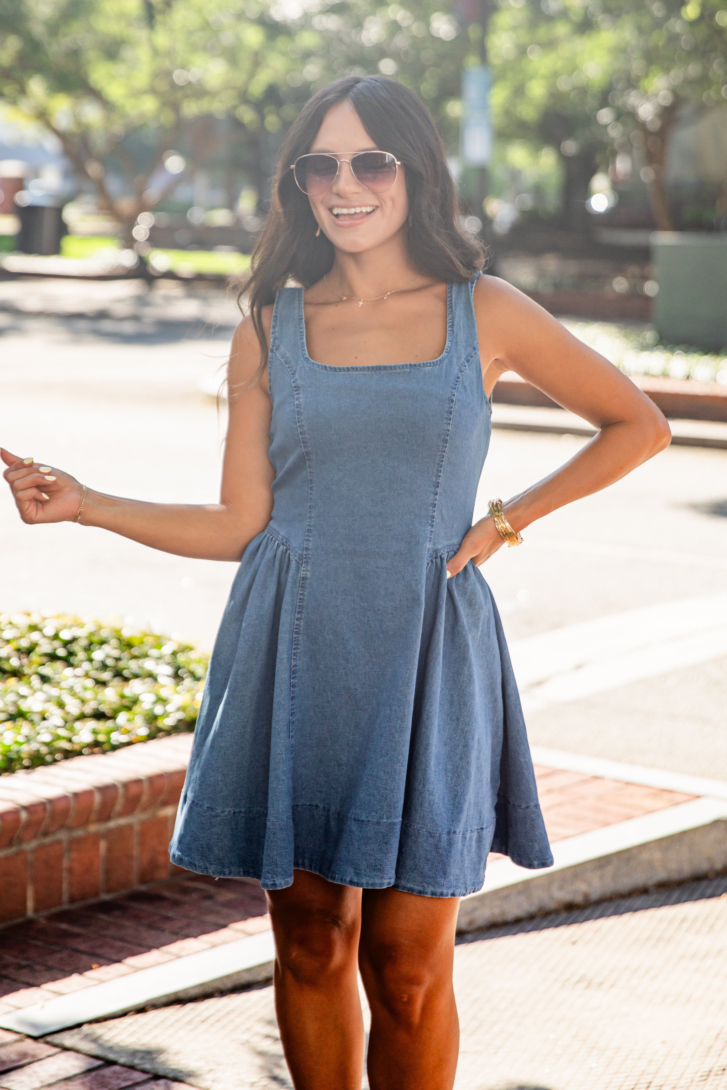 Just Add Joy Denim Mini Dress