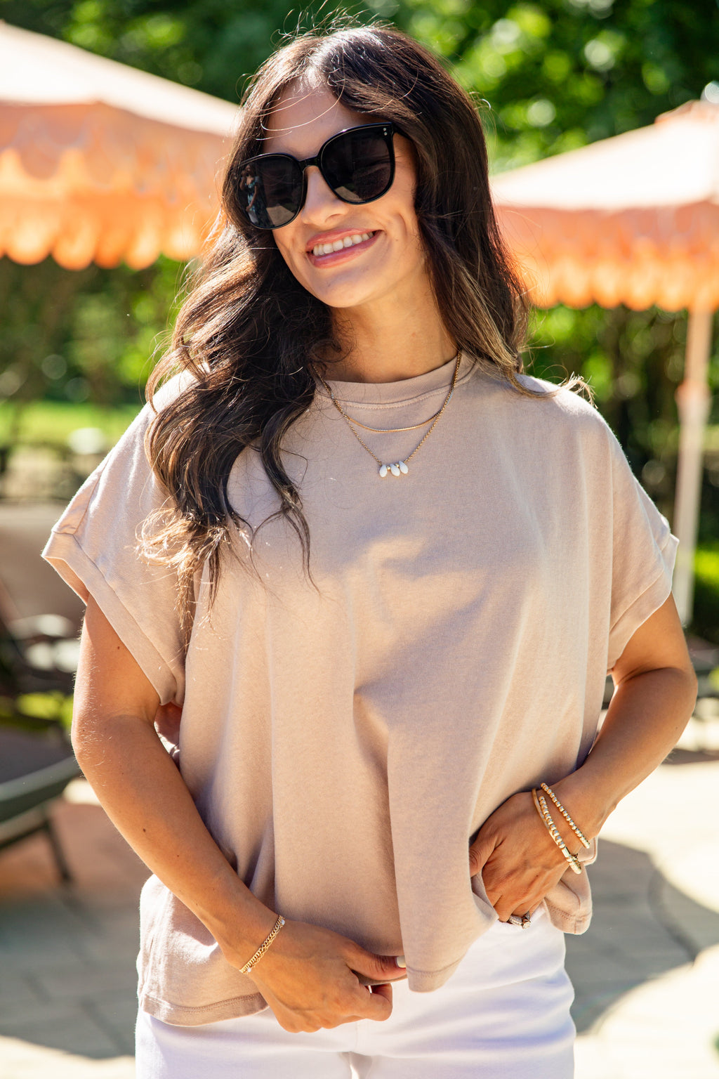 Crew Neck Short Sleeve Relaxed Cotton T-Shirt