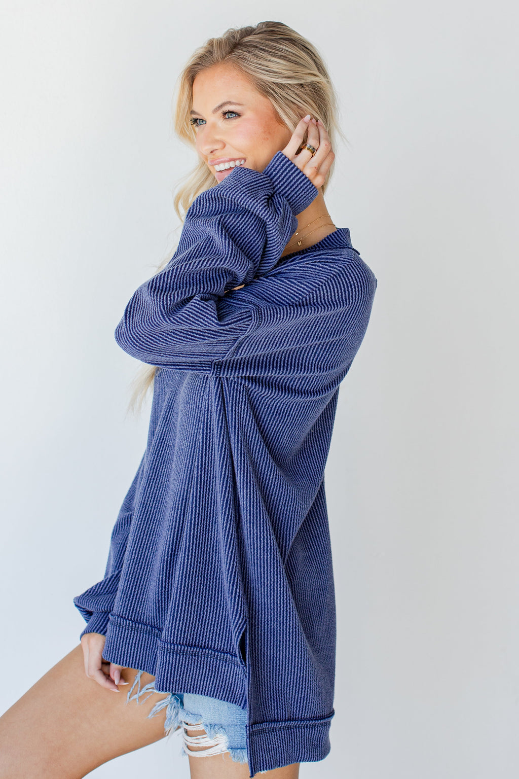 Take The Day Off Corded Pullover