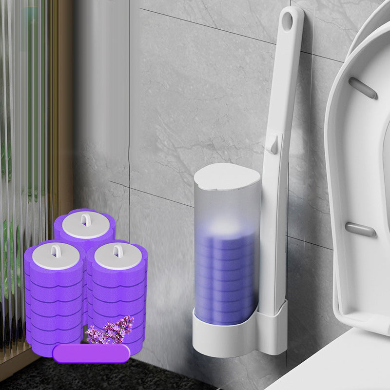 Systme de nettoyage jetable pour toilettes Nettoyage hyginique en un clic, ne laisse aucun rsidu, facile utiliser et jetable