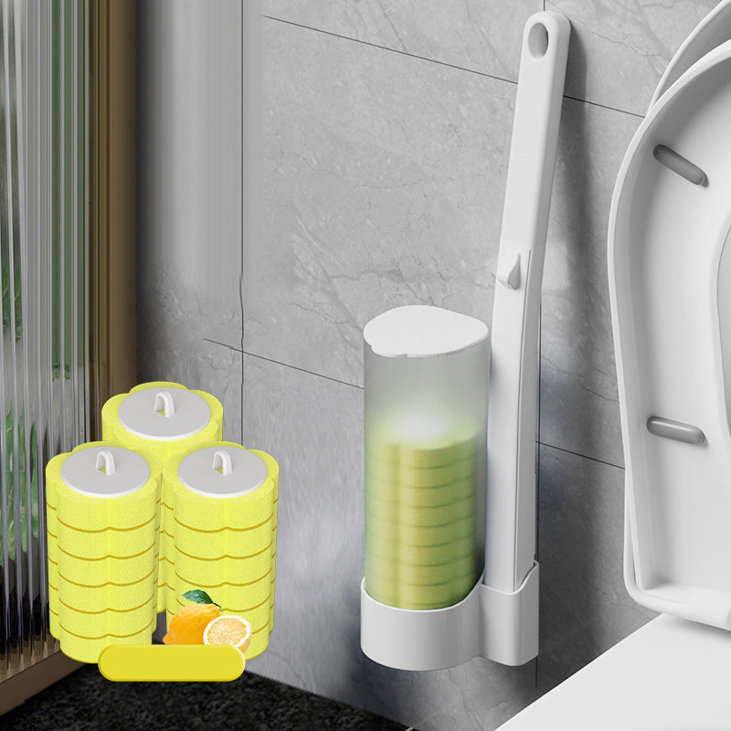 Systme de nettoyage jetable pour toilettes Nettoyage hyginique en un clic, ne laisse aucun rsidu, facile utiliser et jetable