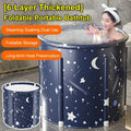 Wohlfühlgeschenk – Faltbare, beheizbare Badewanne für Zuhause,```html