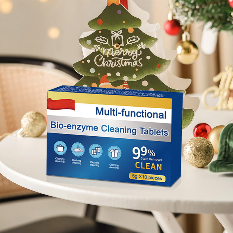 Comprims de nettoyage bio-enzymatiques multifonctionnels