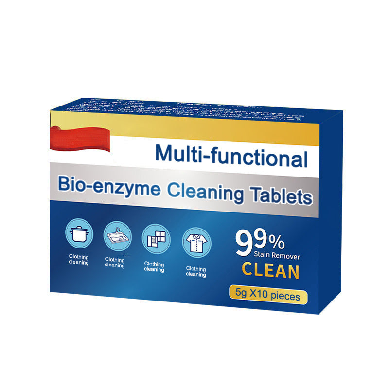 Comprims de nettoyage bio-enzymatiques multifonctionnels