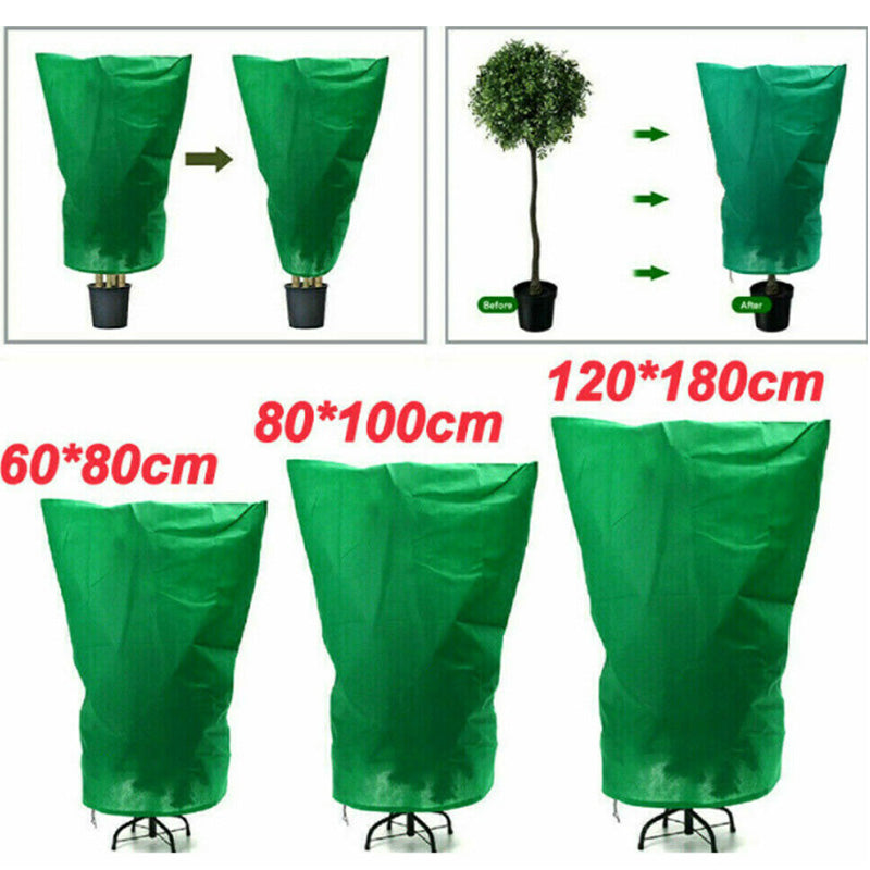 5 dernires heures: Grande vente Sac cordon pais en tissu vgtal Housses de protection contre le gel