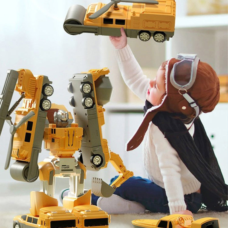 Magnetisches Transformations-Technologie-Spielzeugauto zum Zusammenbauen