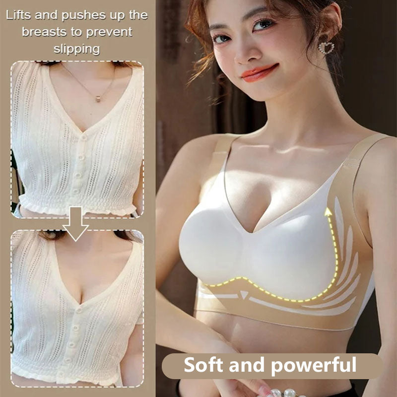 De No?l Soutien-gorge push-up sans armature anti-relachement et liftant