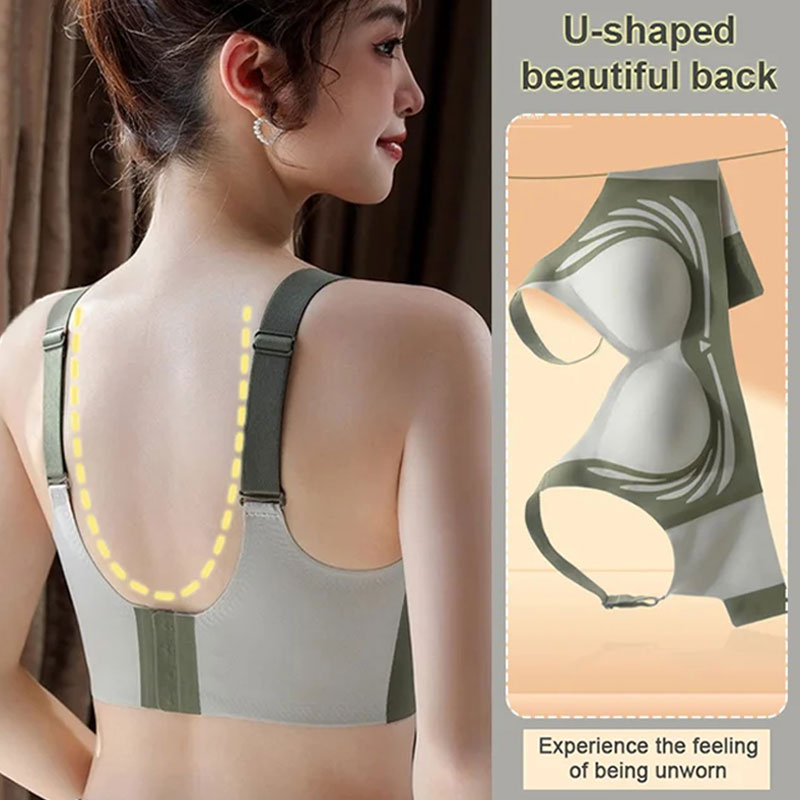 De No?l Soutien-gorge push-up sans armature anti-relachement et liftant