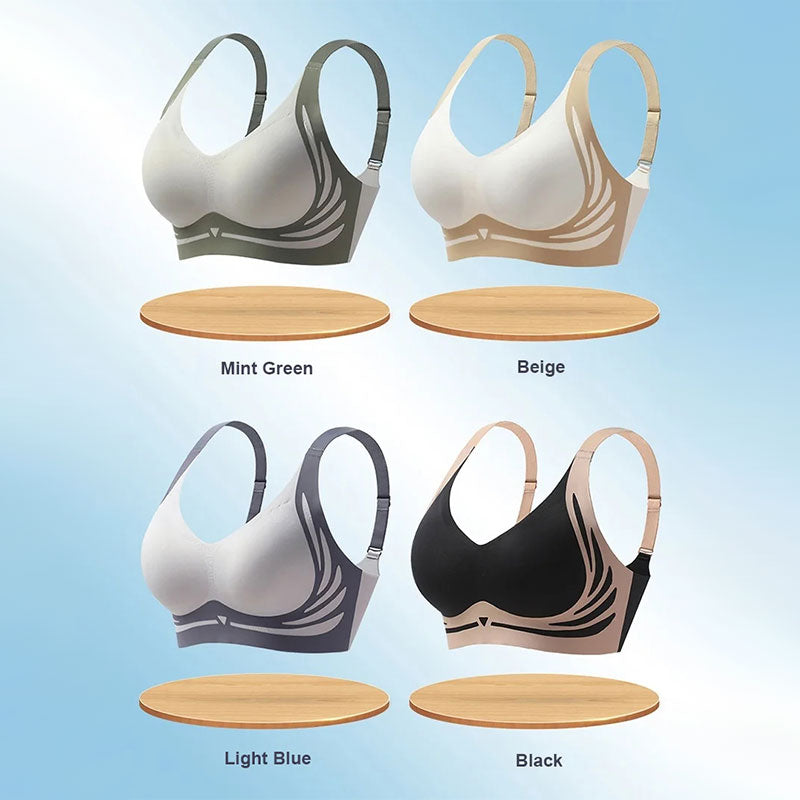 De No?l Soutien-gorge push-up sans armature anti-relachement et liftant