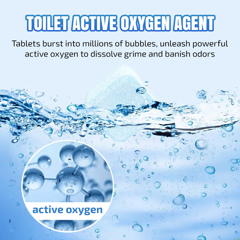 Comprims effervescents de nettoyage de toilettes au parfum de citron