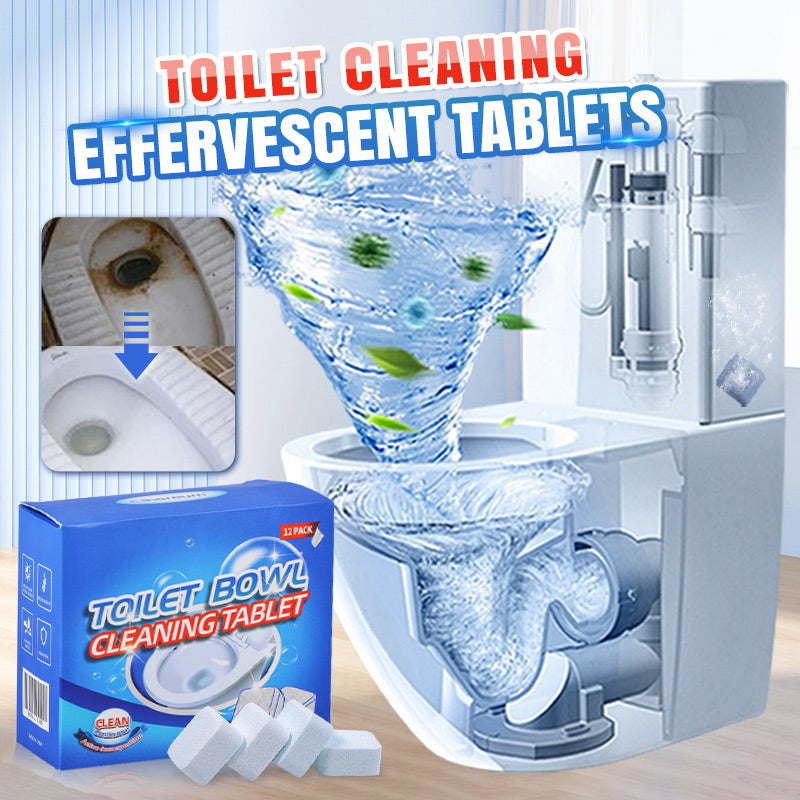 Comprims effervescents de nettoyage de toilettes au parfum de citron