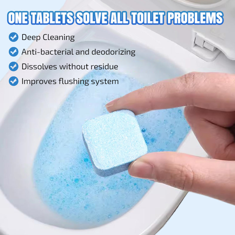 Comprims effervescents de nettoyage de toilettes au parfum de citron