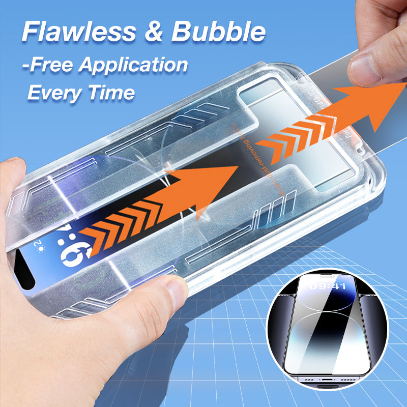 (L'iPhone 16 arrive) Protge-cran Tremp Anti-Regard pour iPhone - Sans Bulles Ni Poussire