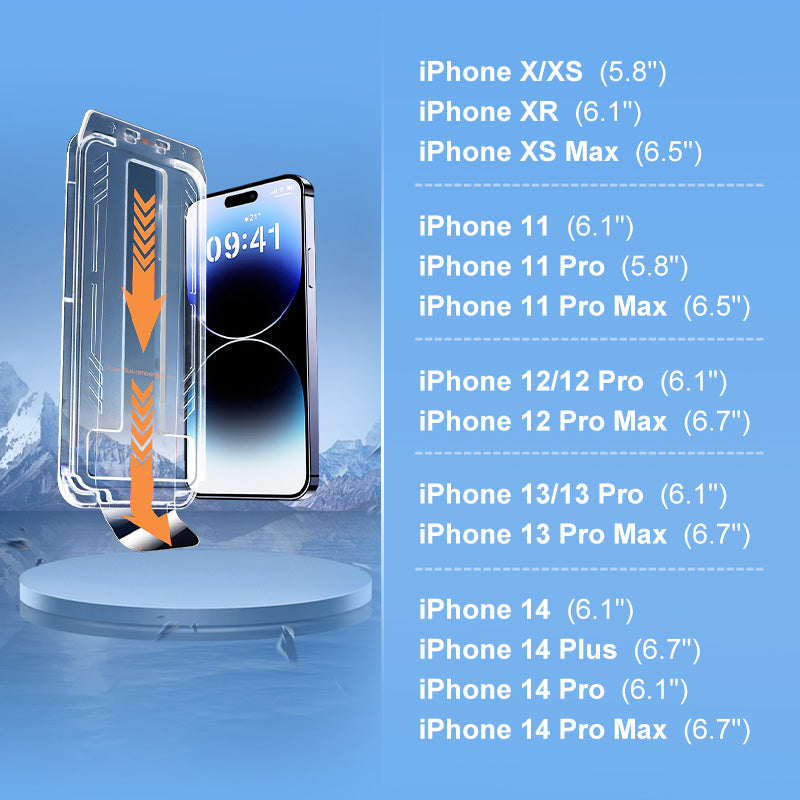 (L'iPhone 16 arrive) Protge-cran Tremp Anti-Regard pour iPhone - Sans Bulles Ni Poussire