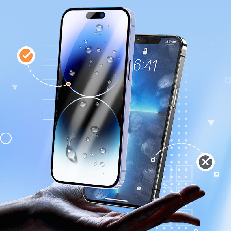 (L'iPhone 16 arrive) Protge-cran Tremp Anti-Regard pour iPhone - Sans Bulles Ni Poussire