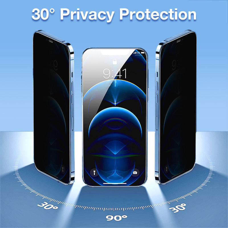 (L'iPhone 16 arrive) Protge-cran Tremp Anti-Regard pour iPhone - Sans Bulles Ni Poussire