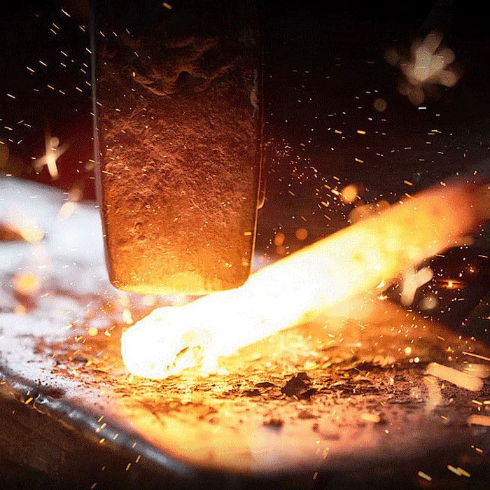 Couteau de cuisine forg en acier inoxydable haute rsistance