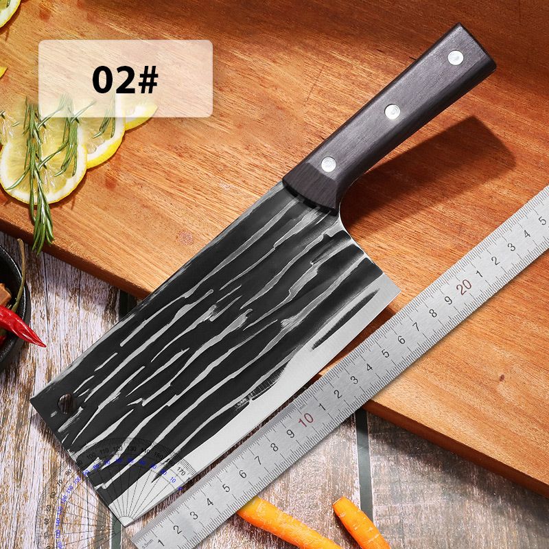 Couteau de cuisine forg en acier inoxydable haute rsistance