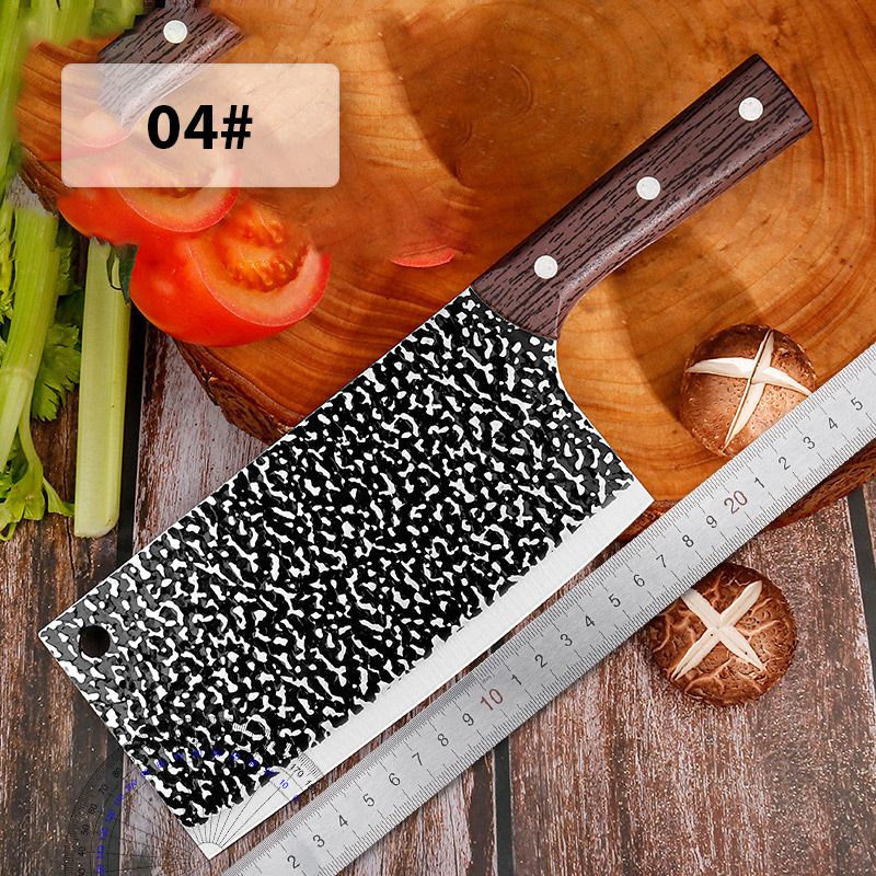 Couteau de cuisine forg en acier inoxydable haute rsistance