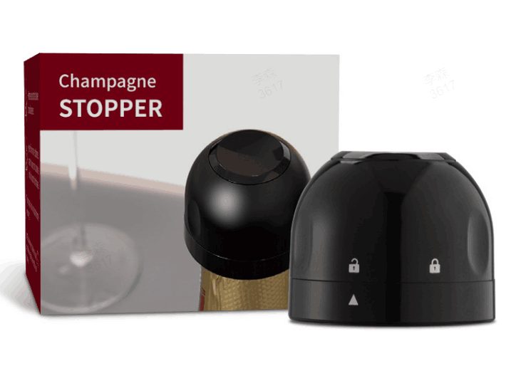 Silikon-Dichtungsstopfen für Wein, Bier und Champagner. Lange Haltbarkeit, passend für alle Flaschenhälse, halten Sie Ihre angebrochenen Flaschen so frisch wie beim Öffnen.