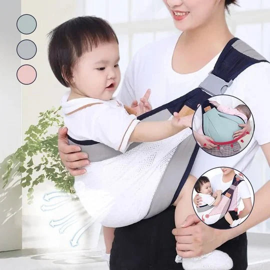 Porte-bb respirant 4 en 1 0 36 mois, face soi ou face au monde, devant ou derrire Confort et mains libres pour les parents et bb