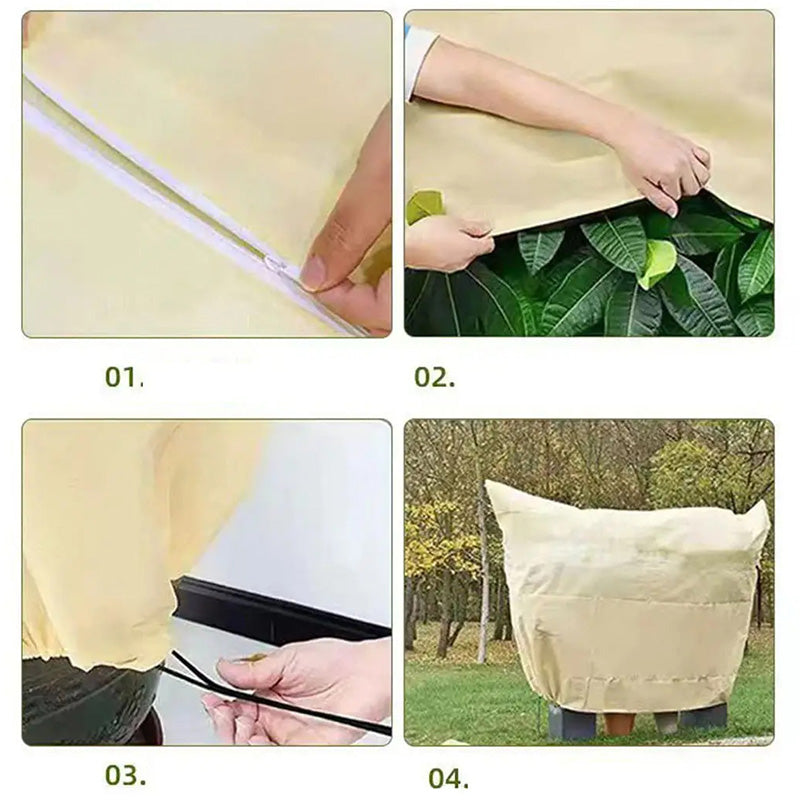 Sac cordon pais pour plantes Couvertures de protection contre le gel