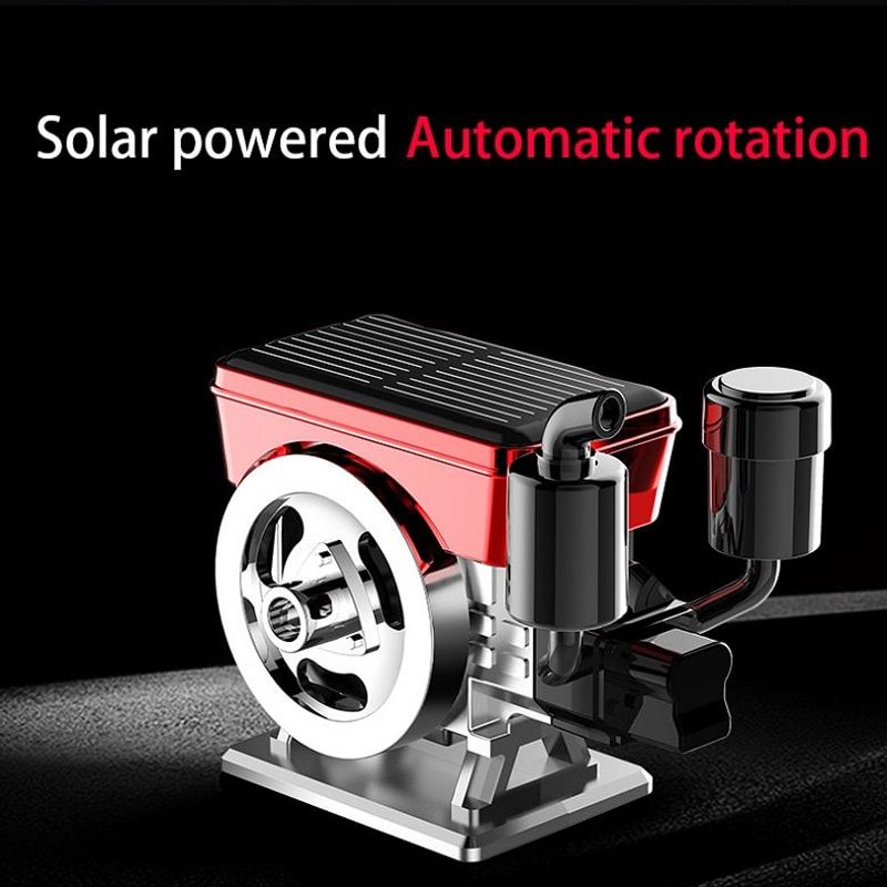 Diffuseur d'aromathrapie solaire rotation automatique pour voiture