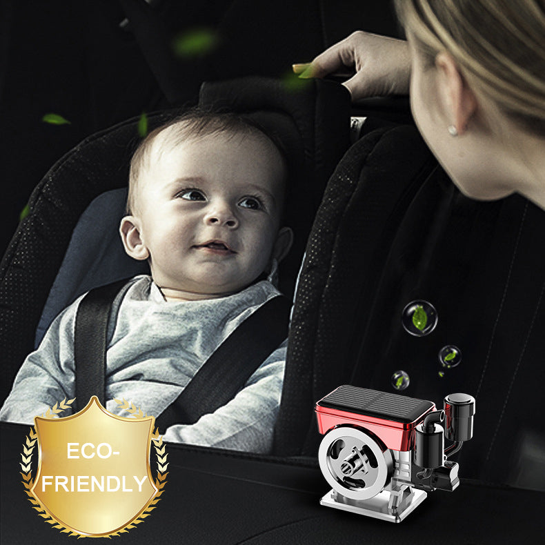 Diffuseur d'aromathrapie solaire rotation automatique pour voiture