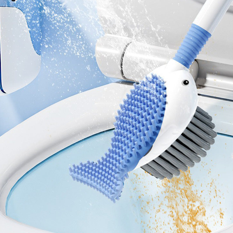Ensemble de brosses de nettoyage murales ventouse pour toilettes