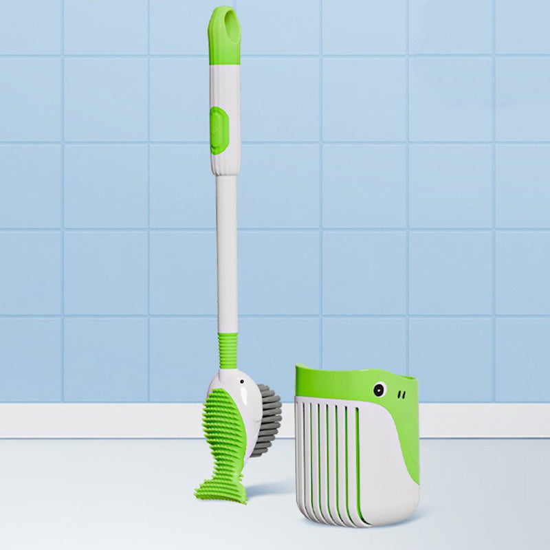 Ensemble de brosses de nettoyage murales ventouse pour toilettes