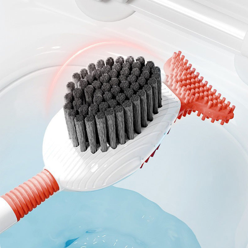 Ensemble de brosses de nettoyage murales ventouse pour toilettes