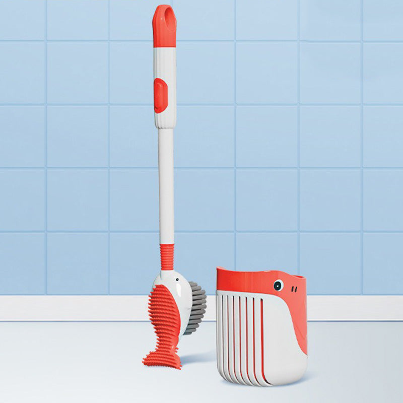 Ensemble de brosses de nettoyage murales ventouse pour toilettes