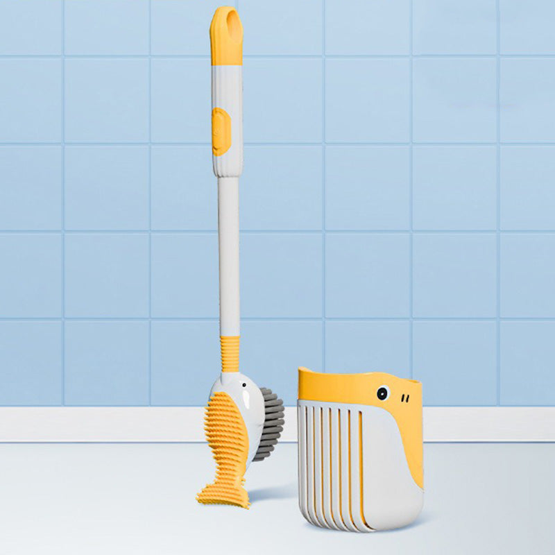 Ensemble de brosses de nettoyage murales ventouse pour toilettes