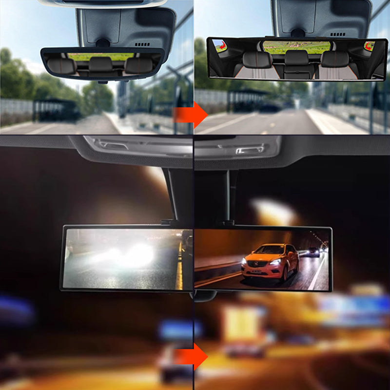 Breiter gewölbter Rückspiegel für das Auto