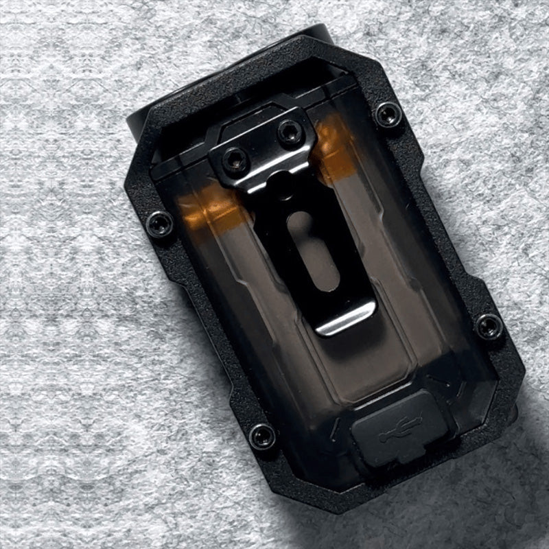 Mini lampe de poche LED rechargeable porte-cls puissante