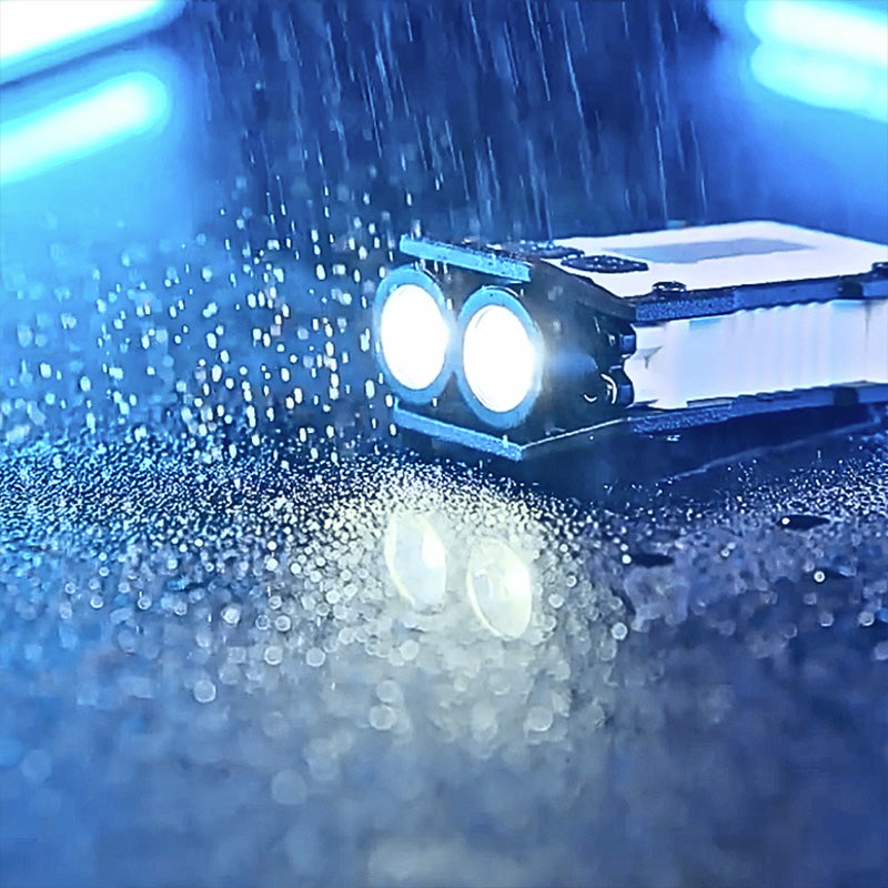 Mini lampe de poche LED rechargeable porte-cls puissante