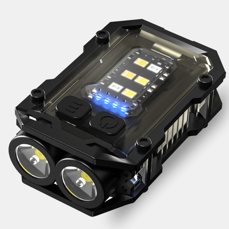 Mini lampe de poche LED rechargeable porte-cls puissante