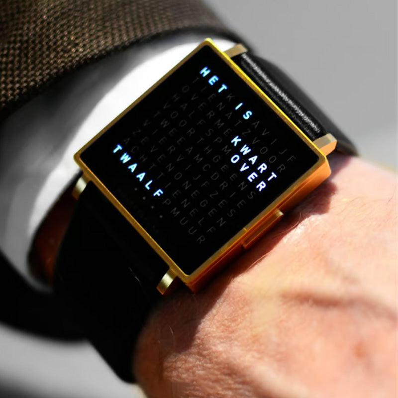 Montre lectronique carre tanche pour hommes avec bracelet en acier