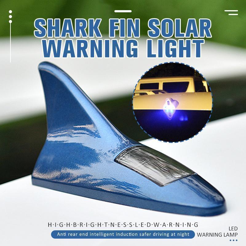 Lampe torche LED nergie solaire pour voiture avec antenne de toit en aileron de requin