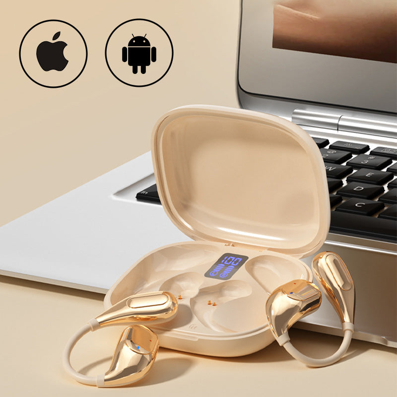 De No?l HiFi Casque Bluetooth tanche crochet doreille - Achetez-en 2 et obtenez la livraison gratuite