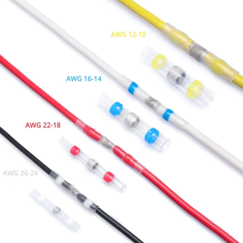 Kit de Connecteurs Souder tanches Solderstick IP67, 4 Tailles de Cables, 3 tapes Faciles, pour Cablage Auto/Bateau/lectronique