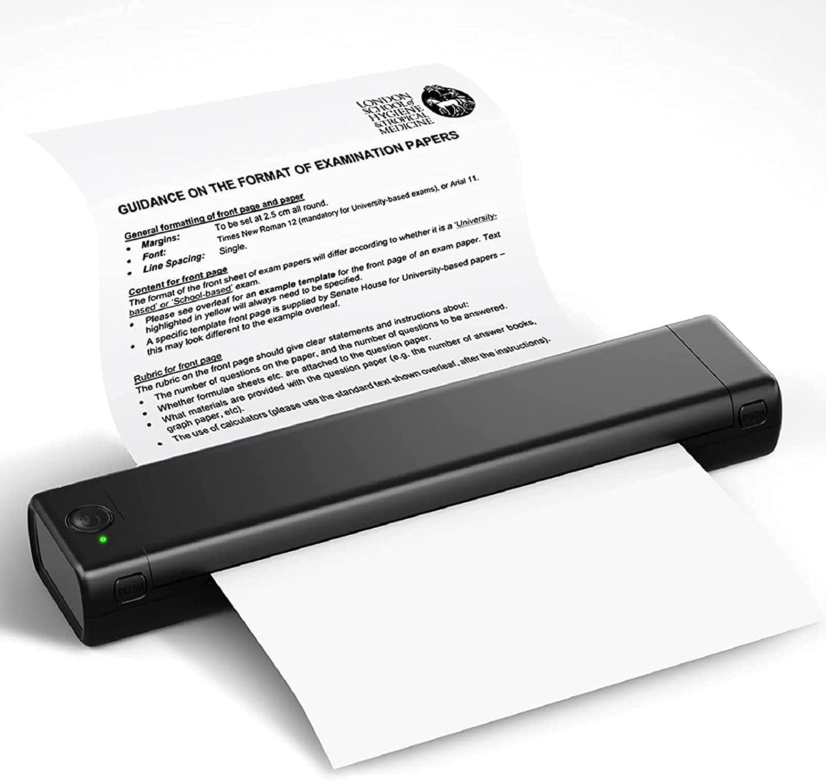 Imprimante Thermique Bluetooth Portable D810 Sans Encre, Compatible iOS & Android, Compacte & Lgre