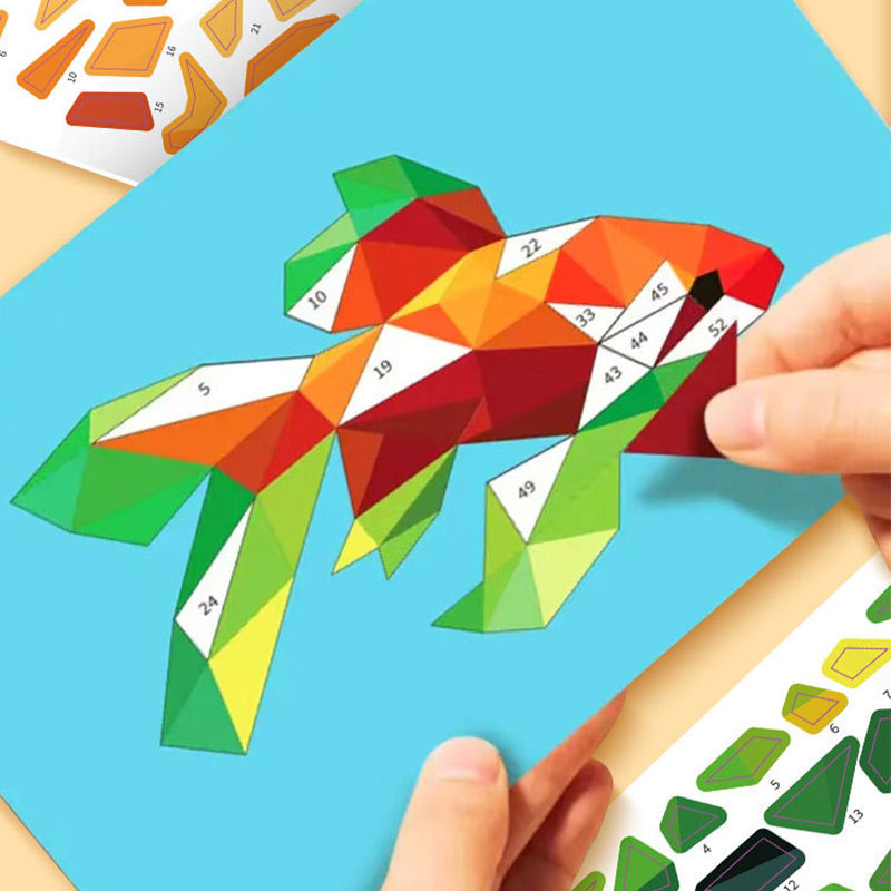 Puzzle-Stickerbuch-Set für Kinder