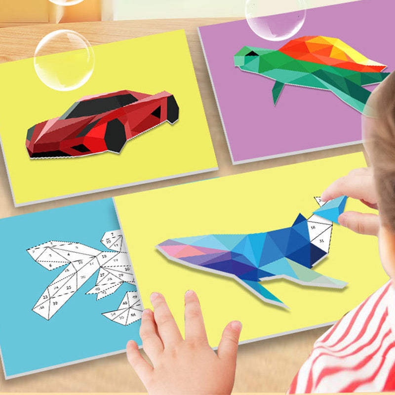 Puzzle-Stickerbuch-Set für Kinder