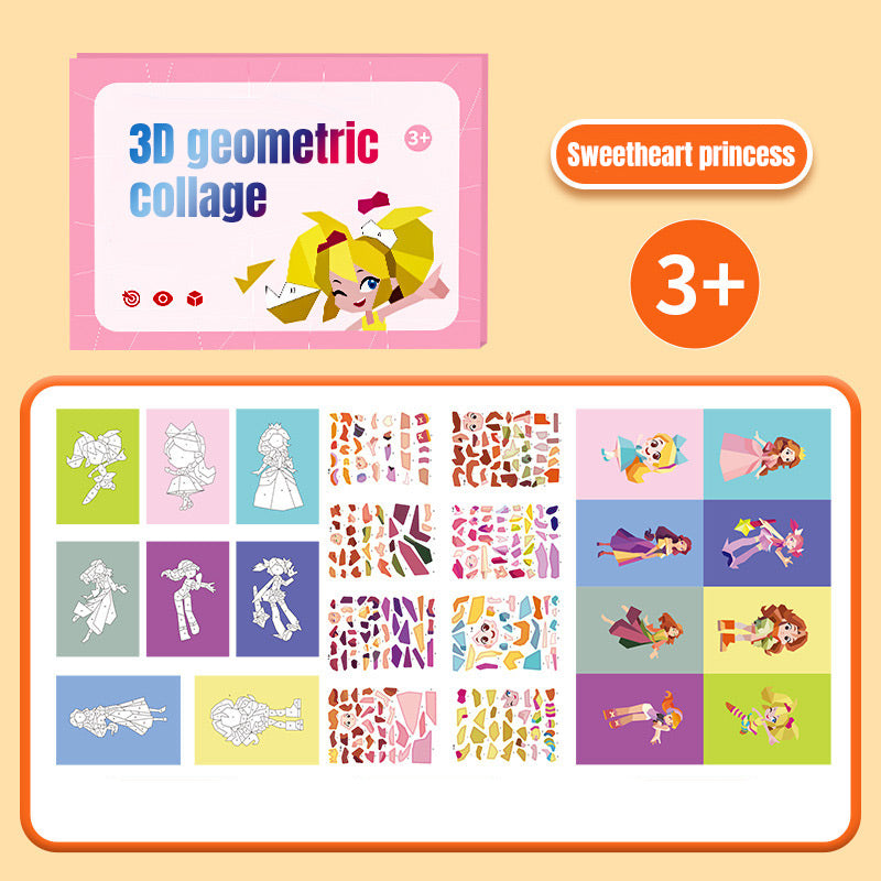 Set de livres d'autocollants puzzle pour enfants