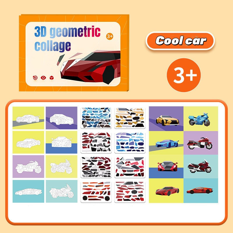 Set de livres d'autocollants puzzle pour enfants