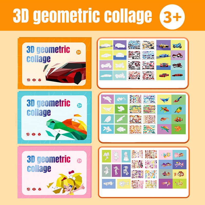 Puzzle-Stickerbuch-Set für Kinder