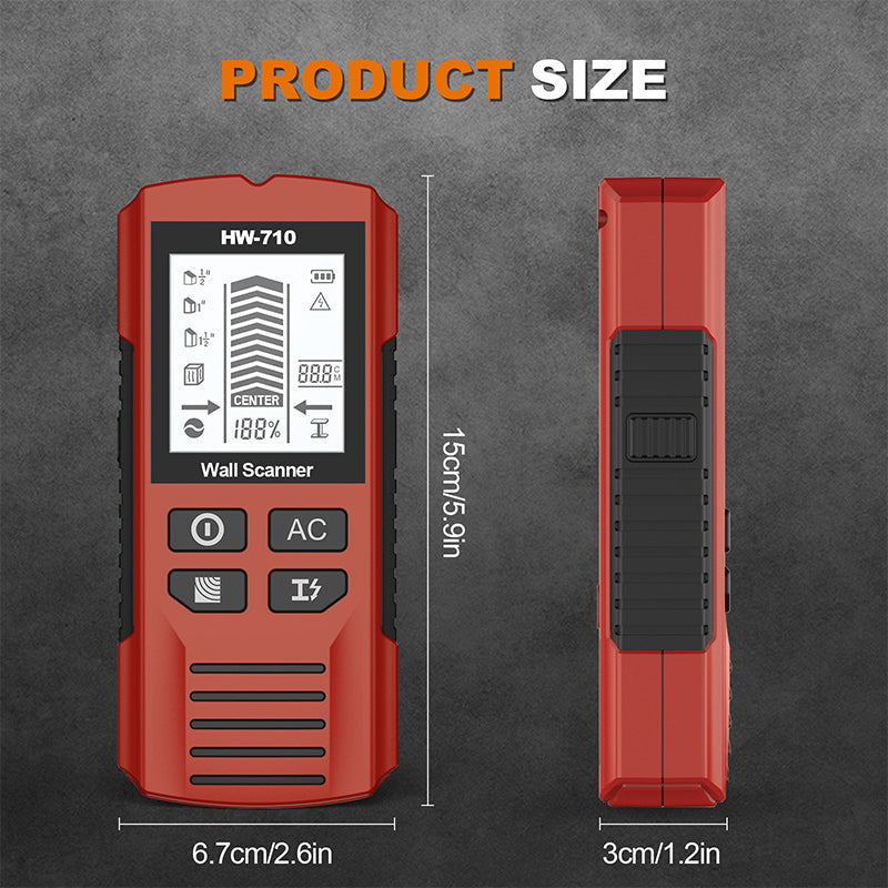 Dtecteur mural portable multifonction