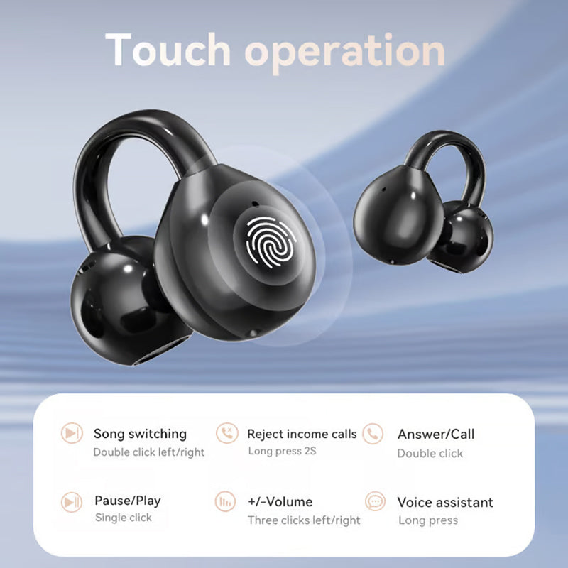 Heißer Verkauf 2025 Earclip Bluetooth-Kopfhörer – kabellose Musik mit Stil und Komfort