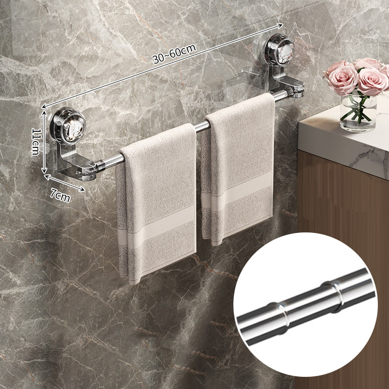 Light Luxury No-Punch - Barre porte-serviettes rtractable ventouse